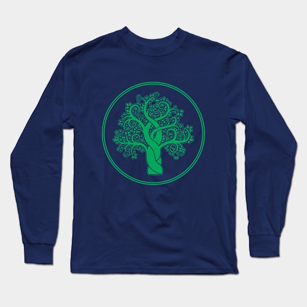 tree Long Sleeve T-Shirt by CreativeIkbar Prints